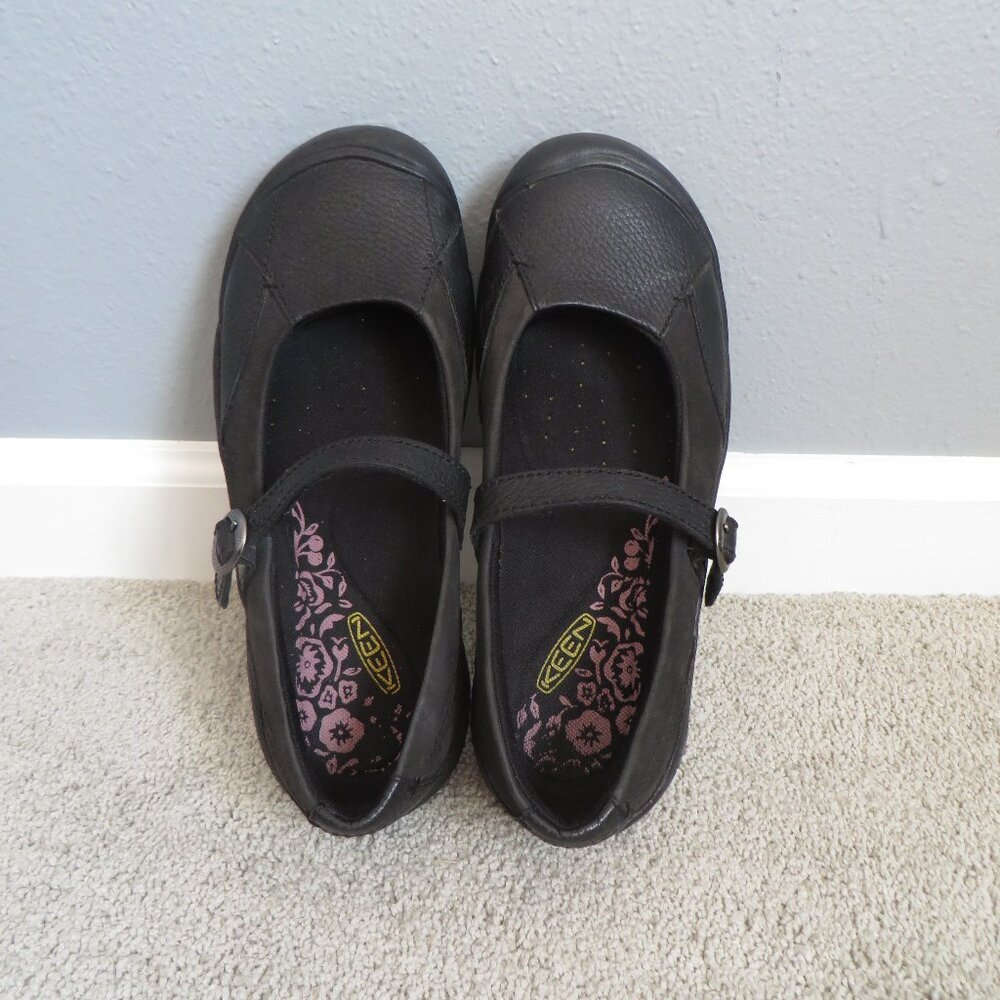 EUC Keen Womens Presidro Mary Jane shoes size 8.5 black buckle #1011432 - Picture 5 of 10